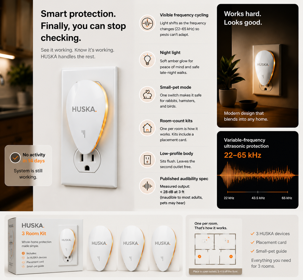 Huska Plug-In Pest Deterrent